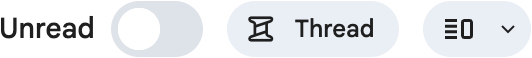 Unread, Thread, and sort filters